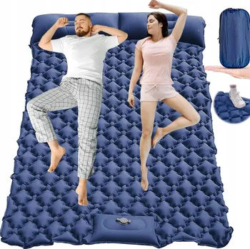 Karimatka SAMONAFUKOVACÍ PODLOŽKA KARIMATKA PRO DVA XXL VODĚODOLNÁ S POLŠTÁŘEM MATRACE