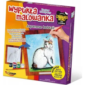 Obraz Vypouklá omalovánka - Kot Japanese Bobtail (Japonský bobtail)
