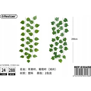 umělá květina Umělá girlanda z listů, 200 cm - rostlinná dekorace