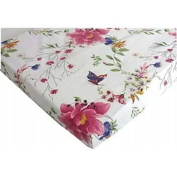 Prostěradlo PROSTĚRADLO NA GUMIČKU BAVLNA 40x90 cm do kolébky, kočárku lena