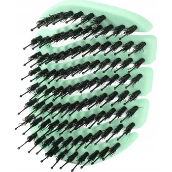 kartáč na vlasy Mini Kartáč na Vlasy s Kančími Štětinami - Ideální do Práce, Školy i na Cesty