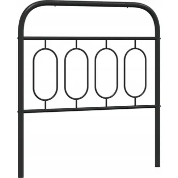 Kovové čelo, černé, 90 cm