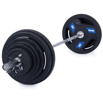 Trinfit Olympijská pogumovaná činka 130 kg