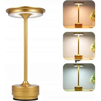 Lampička BEZDRÁTOVÁ KŘIŠŤÁLOVÁ LED LAMPA DOTYKOVÁ NOČNÍ STOLNÍ