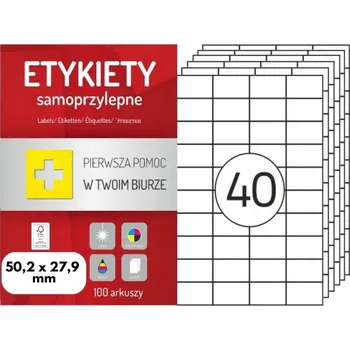 Speciální papír Samolepicí etikety na archu A4 Dalpo 52,5 x 29,7 mm bílé, 4000 kusů