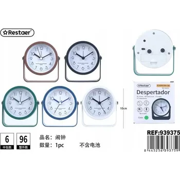 Budík Rest.aer - Kovový budík (bez baterií)