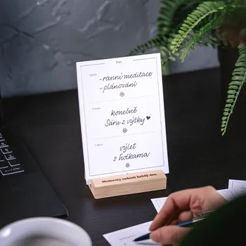 Stojan na knihu Stojánek na plánovací karty