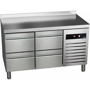 Chladící stůl ASBER GTP-7-135-04 - agregát vpravo (4x zásuvka / 1342 mm)