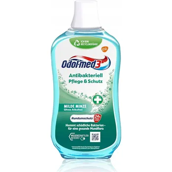 Dentální hygiena Odol med 3 Antibakteriální ústní voda ochrana 500 ml DE