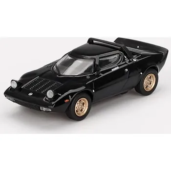autíčko Lancia Stratos HF Stradale černá 1:64 - MiniGT Lancia Stratos - kovový model