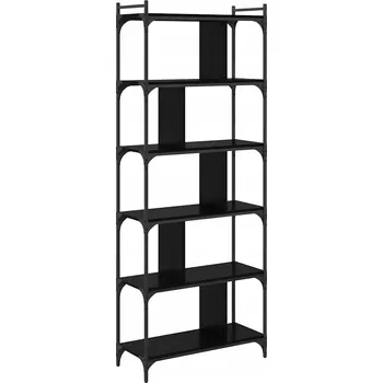 Knihovna Knihovna Černý dub 76 x 32 x 192 cm Kompozitní dřevo