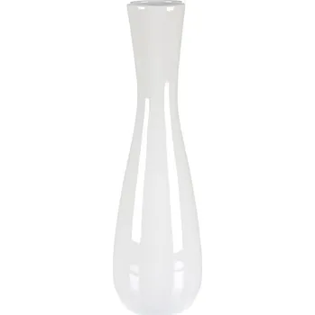 Váza Keramická váza krémová s perletí, lesklý dekorativní prvek Barva: Krémová