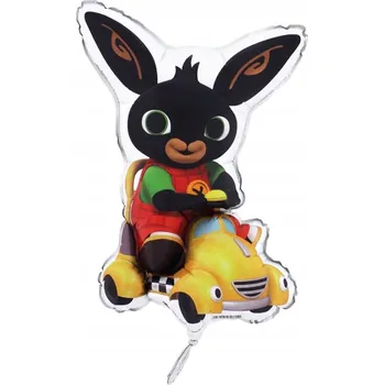 Balónek Fóliový balónek Zajíček Černý v Taxi pro Narozeniny, Oslavu 1. Roku, 35 cm BALÓNKY