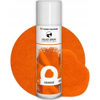 Potravinářské barvivo Barvivo ve spreji Food Colours 250 g 250 ml 1 ks oranžové