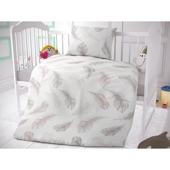 Povlečení Kvalitex Dětské ložní povlečení Shelby bílé 95x135, 45x60cm 1+1, 90x135, 45x60cm