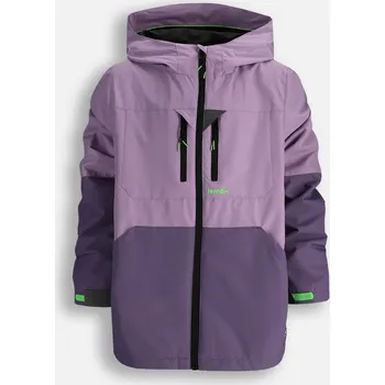 Dívčí bunda Dívčí přechodová bunda nepromokavá fialová velikost 128 Lemon Explore WL6