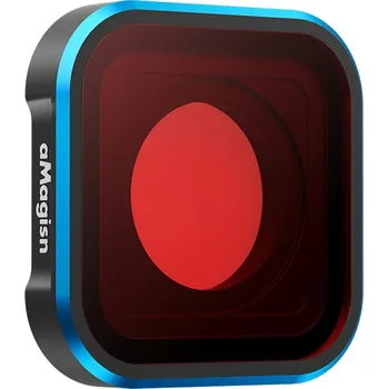 Příslušenství pro videokameru AMAGISN potápěčský filtr pro GoPro Hero 13/12/11/11 Mini/10/9 - červený