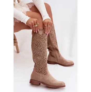 Dámské kozačky Ažurové kozačky model 224439 Step in style 41