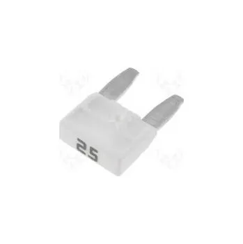 Autopojistky Pojistka tavná automobilová 25A 32V 11,9mm MINIVAL