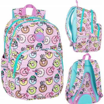 Školní batoh Školní batoh CoolPack s více přihrádkami růžový, vícebarevný 20 l