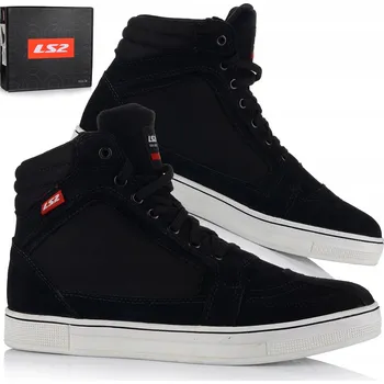 Moto oblečení MOTO BOTY LS2 DORON BLK KRÁTKÉ PÁNSKÉ TURISTICKÉ MĚSTSKÉ TENISKY