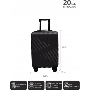 Malý cestovní kufr na kolečkách, zavazadlo, kufr do letadla 55*36*22 cm