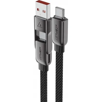 Datový kabel Kabel Acefast USB typ C - USB typ C 1,2 m černý