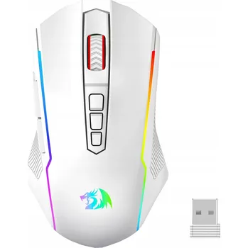Bezdrátová myš Redragon M914 RGB Nix bílá BT / USB 2.4 GHz herní