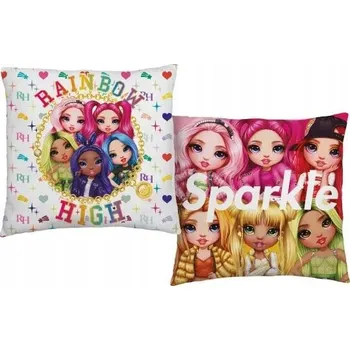 Polštář POLŠTÁŘ 40 X 40 CM RAINBOW HIGH