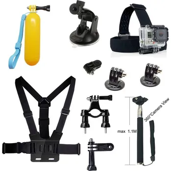 Příslušenství pro videokameru 10dílná sada příslušenství pro akční kamery
