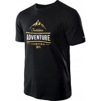 Pánské tričko PÁNSKÉ TRIČKO S KRÁTKÝM RUKÁVEM SPORTOVNÍ T-SHIRT HI-TEC LORE bk XXL