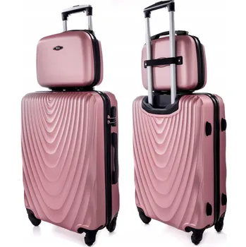 RGL Velký tvrdý kufr z ABS 663 XXL + Cestovní KUFŘÍK 86 l