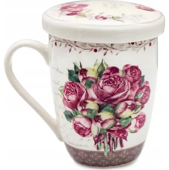 Hrnek Bella Fiore porcelán 340 ml