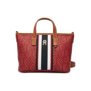 Kabelka Kabelka Tommy Hilfiger Th Monoplay Mini Tote Stripe Le AW0AW18389 Červená 00