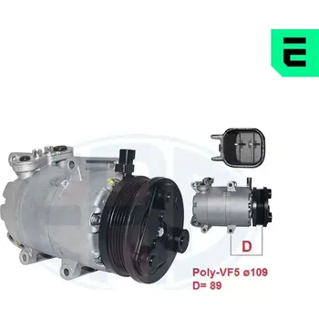 Kompresor klimatizace ERA Kompresor klimatizace ERA 670075 + DOPRAVA ZDARMA!