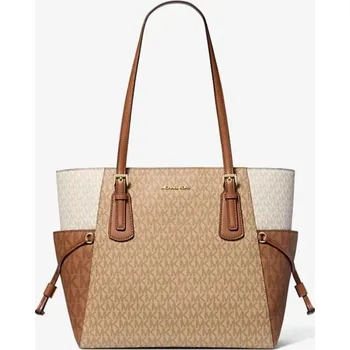 Kabelka Kabelka Michael Kors Voyager shopper logo hnědá