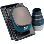 VENTEO - Odvětrávací střešní komplet pr. 150 mm, Contiton 12, černá