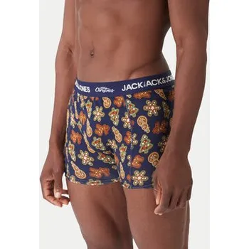 Jack & Jones Set boxerky a ponožky Gingerbread Giftbox 12285133 Barevná S