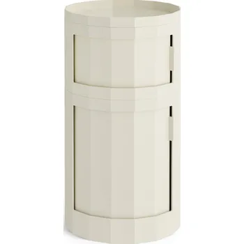 Úložný box Hay, Skříňka dvoudveřová Facet, 71 cm, béžová - Formadore