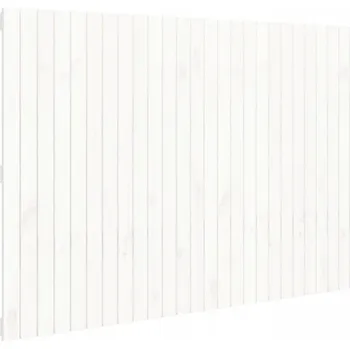 Ložnice Čelo postele, bílé, 166x3x110 cm, masivní borovicové dřevo