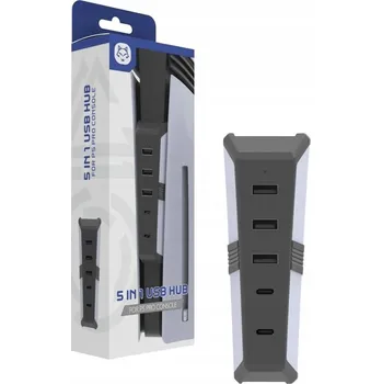 USB hub USB ROZBOČOVAČ 5v1 STANICE USB 2.0 x3 + USB TYP-C 2x PRO KONZOLI PS5 PRO