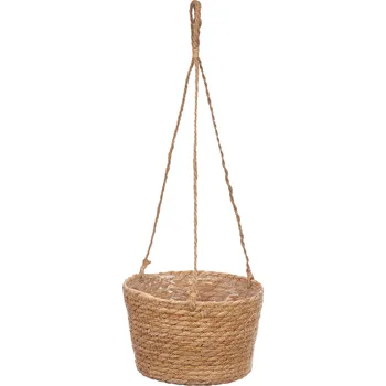 Květináč Giftdecor Závěsný pletený květináč BONI, Ø 21 cm