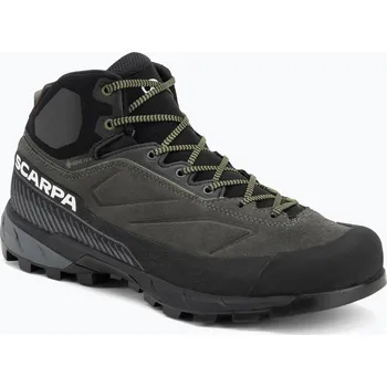 Pánská treková obuv Pánské nástupové boty SCARPA Rapid XT Mid GTX shark/military