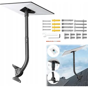 Zabezpečení domácnosti Držák Gen 3 Starlink, sada pro V3 Starlink NASTAVITELNÝ PEVNÝ SILNÝ DLOUHÝ