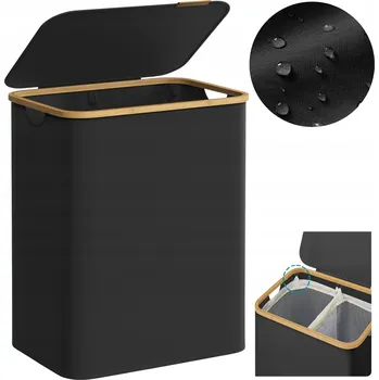 Koš na prádlo Volně stojící koš na prádlo Songmics 130 l černý