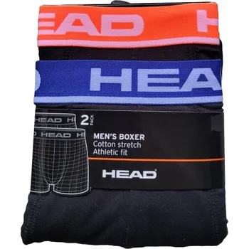 Boxerky Pánské boxerky 2-pack HEAD černé L