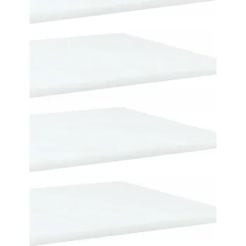 Knihovna Police dřevotříska VidaXL 40 x 1,5 cm bílá