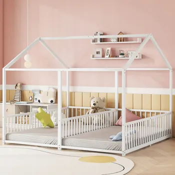 Postel Jednolůžková dřevěná postel Arhatreya 90x200 cm bílá