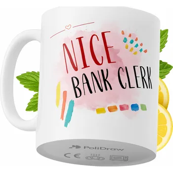 Hrnek Polidraw Hrnek Polidraw Bank Clerk keramika 330 ml