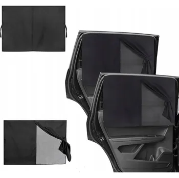 Stínítko do auta 2x MAGNETICKÁ sluneční clona na BOČNÍ okna auta